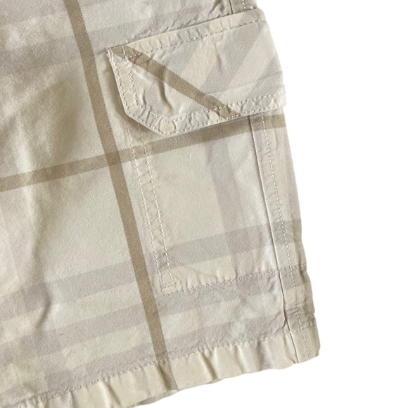 Burberry Cargo Plaid Shorts Boys 10 Years - Picture 4 of 9
